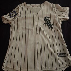 Majestic White and Black Chicago White Sox Jersey